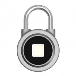 Cadeado com proteção de impressão digital - Entrada sem chave inteligente - à prova de intempéries - para Android & iOS