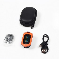 Oximeter pulso de dedo - monitor de frequência cardíaca - recarregável