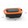 Oximeter pulso de dedo - monitor de frequência cardíaca - recarregável