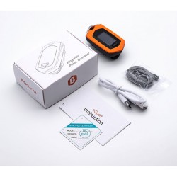 Oximeter pulso de dedo - monitor de frequência cardíaca - recarregável