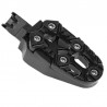 Suportes de pés de metal de motocicleta universal com mola 8mm 2 pcs