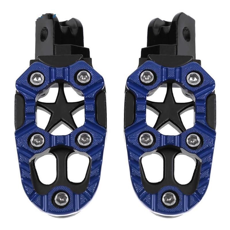 Universal motorcycle metal footrests with spring 8mm 2 pcsFoot rests
