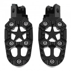 Universal motorcycle metal footrests with spring 8mm 2 pcsFoot rests