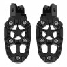 Universal motorcycle metal footrests with spring 8mm 2 pcsFoot rests