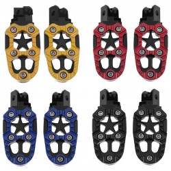 Suportes de pés de metal de motocicleta universal com mola 8mm 2 pcs