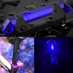 Luz traseira do aviso da segurança da bicicleta recarregável USB