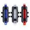 Luz traseira do aviso da segurança da bicicleta recarregável USB