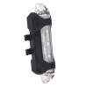 Luz traseira do aviso da segurança da bicicleta recarregável USB