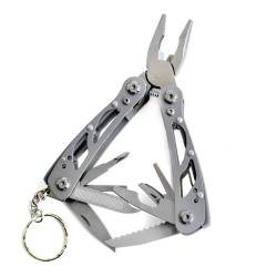 Ferramenta multifuncional mini multi - dobrável - com chaveiro