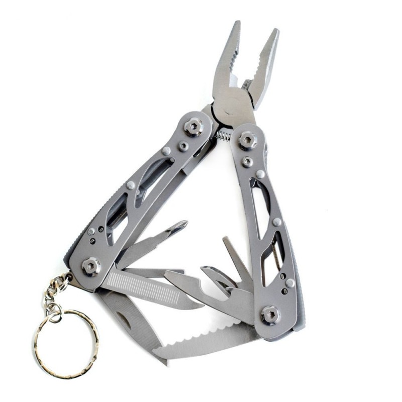 Ferramenta multifuncional mini multi - dobrável - com chaveiro