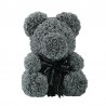 Urso rosa - urso feito de rosas infinitas - 40 cm