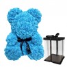 Urso rosa - urso feito de rosas infinitas - 40 cm