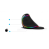 M618 Plus ergonomic vertical optical gaming wired mouse 6 buttons 4000 DPIMouses