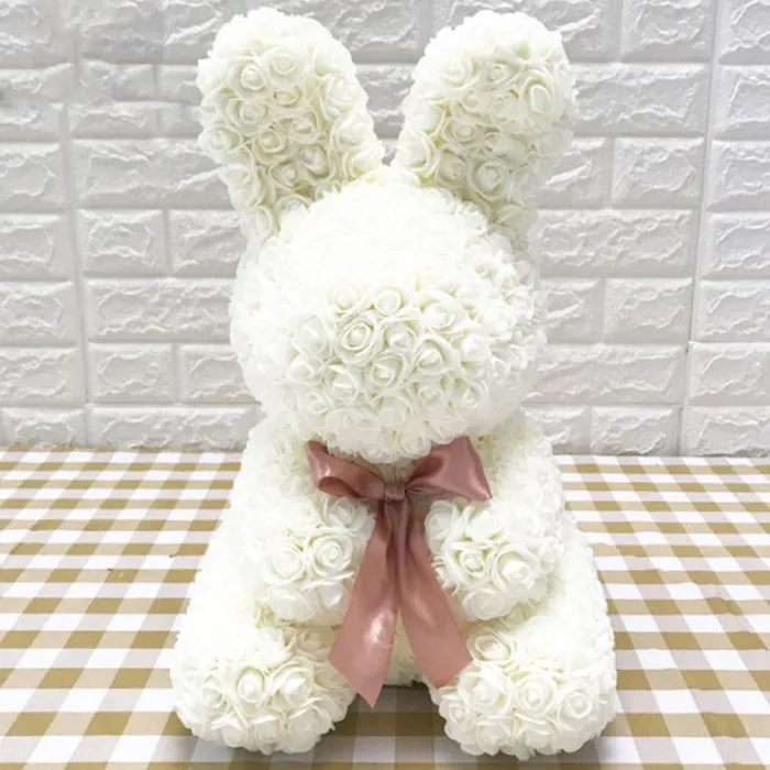 Infinity rose flor easter bunny 40 cm