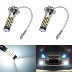DC 12V H3 lâmpada LED nevoeiro condução carro luz 2 pcs