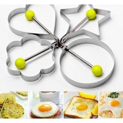 Molde de aço inoxidável para fritar ovos e panquecas