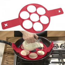 Molde de silicone não vara para fritar ovos e panquecas