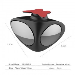2 in 1 left & right 360 rotation adjustable car rear view mirrorStyling parts