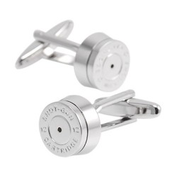 Cufflinks redondos de bala de bronze