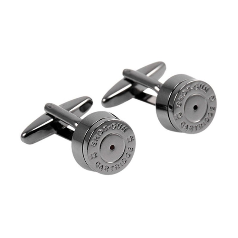 Cufflinks redondos de bala de bronze