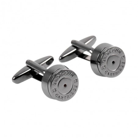 Cufflinks redondos de bala de bronze