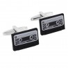 Cufflinks de fita cassete retro