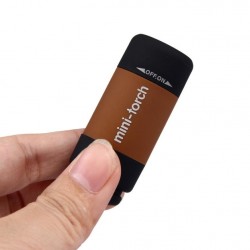 Mini 0.3W USB LED light torch with keychainTorches