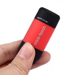 Mini 0.3W USB LED light torch with keychainTorches