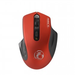 Mouse óptico sem fio 2.4GHz USB 3.0 2000DPI ajustável