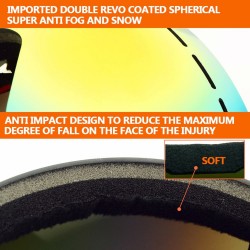 Ski snowboard óculos - UV400 anti-fog