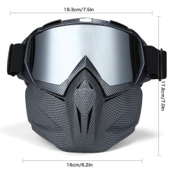 Esquiar óculos de snowboard - máscara de cara cheia