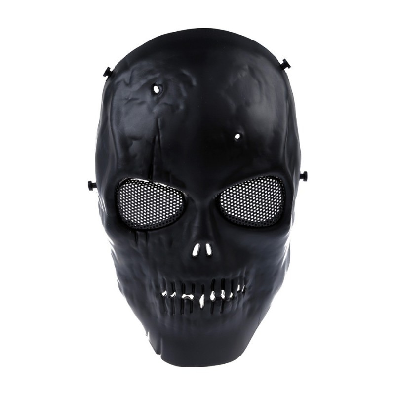 Airsoft - crânio - máscara de cara protetora completa
