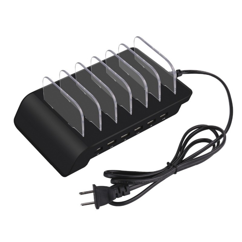 USB universal estande da estação de carregamento com 6 porta & 6 cabos 5V10.2A
