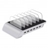 USB universal estande da estação de carregamento com 6 porta & 6 cabos 5V10.2A