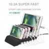 USB universal estande da estação de carregamento com 6 porta & 6 cabos 5V10.2A