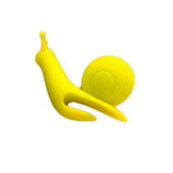 snail de silicone - infusor de chá - titular de saco de chá 2 pcs