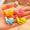 snail de silicone - infusor de chá - titular de saco de chá 2 pcs