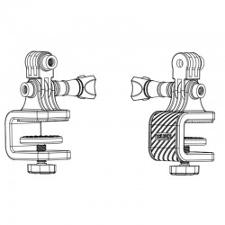 Skate moto handlebar - suporte girado - suporte para GoPro Hero Action