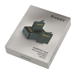 AHDBT-501 bateria - três & portas duplas carregador USB para GoPro 7 /6 / 5 câmera de ação