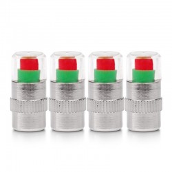 Indicador de pressão do pneu - universal - tampa da válvula do pneu do carro 4 pcs