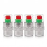 Indicador de pressão do pneu - universal - tampa da válvula do pneu do carro 4 pcs