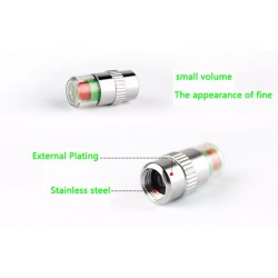 Indicador de pressão do pneu - universal - tampa da válvula do pneu do carro 4 pcs