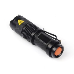 Zoomable UV LED flashlight torch - marker checker - fake money detectionTorches