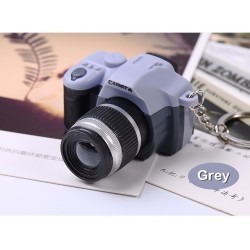 Camera keychain with flashing LED & soundKeyrings