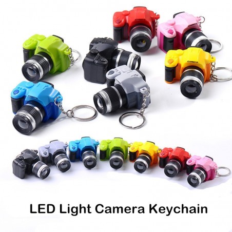 Chaveiro da câmera com LED piscando & som