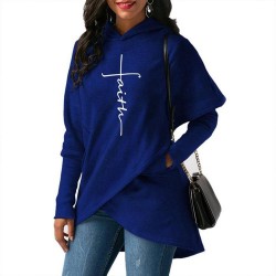 Warm hooded pullover hoodiePlus