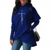 Warm hooded pullover hoodiePlus