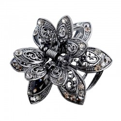 Crystal flower - hair clipHair clips