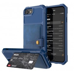 iPhone 6 6S Plus - 7 7Plus - 8 Plus - X - XS MAX - XS - XR - capa de proteção de couro caso com suporte