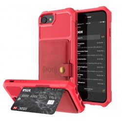 iPhone 6 6S Plus - 7 7Plus - 8 Plus - X - XS MAX - XS - XR - capa de proteção de couro caso com suporte